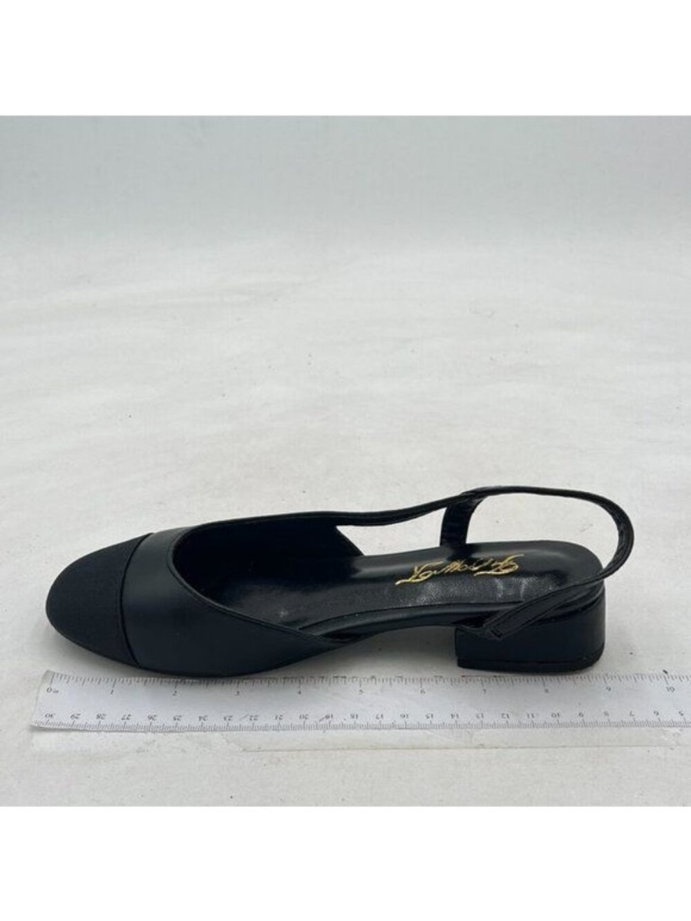 FOWT Black Square Toe Pumps Chunky Heel Slingback Sandals Fashion Party Shoes